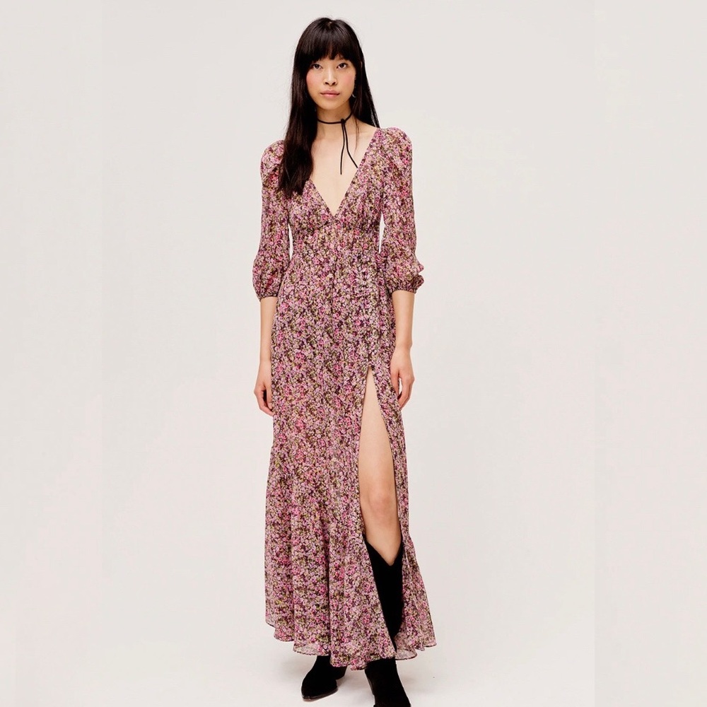 For Love & Lemons Sadie Maxi Dress Medium